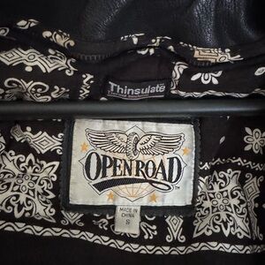 Open Road Brands Black Leather Jacket